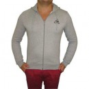 Le Coq Sportif Veste Ailier Fz Hood Brushed Gris Vestes De Survêtement Homme Boutique France